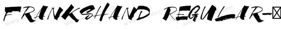 FranksHand Regular字体转换